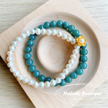 Load image into Gallery viewer, Blue Water Kind of Jadeite Bracelets
