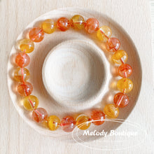 Load image into Gallery viewer, Natural Bi-color Hematoid Quartz Bracelet
