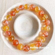 Load image into Gallery viewer, Natural Bi-color Hematoid Quartz Bracelet
