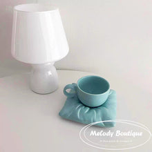 Load image into Gallery viewer, The Pillow Mug Set -- Tiffany Blue
