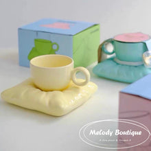 Load image into Gallery viewer, The Pillow Mug Set -- Yellow
