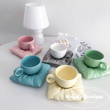 Load image into Gallery viewer, The Pillow Mug Set -- Yellow
