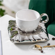 Load image into Gallery viewer, The Pillow Mug Set -- Metal White
