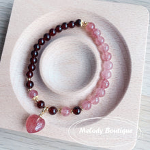 Load image into Gallery viewer, Strawberry Quartz &amp; Garnet
