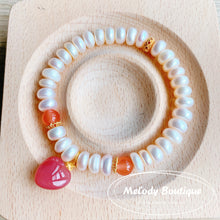 Load image into Gallery viewer, Freshwater Pearl Agate Bracelets  #2
