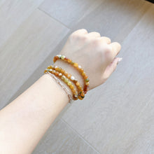 Load image into Gallery viewer, Alashan Agate Bracelets -- Mango
