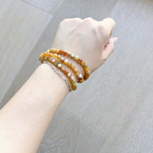 Load image into Gallery viewer, Alashan Agate Bracelets -- Mango
