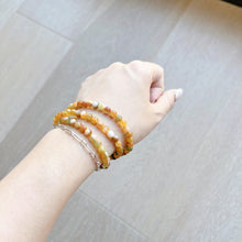 Load image into Gallery viewer, Alashan Agate Bracelets -- Mango
