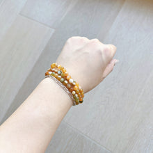 Load image into Gallery viewer, Alashan Agate Bracelets -- Mango
