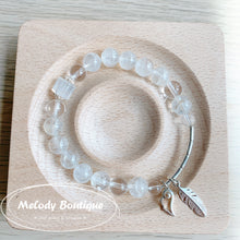 Load image into Gallery viewer, Natural Blue Needle Clear Quartz Bracelet
