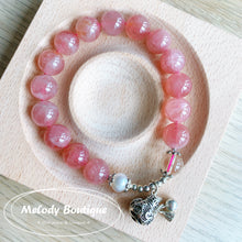 Load image into Gallery viewer, Natural Madagascar Rose Crystal Bracelet
