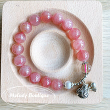 Load image into Gallery viewer, Natural Madagascar Rose Crystal Bracelet
