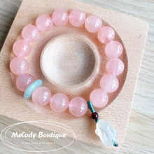 Load image into Gallery viewer, Pink Quartz Bracelets Rabbit#16
