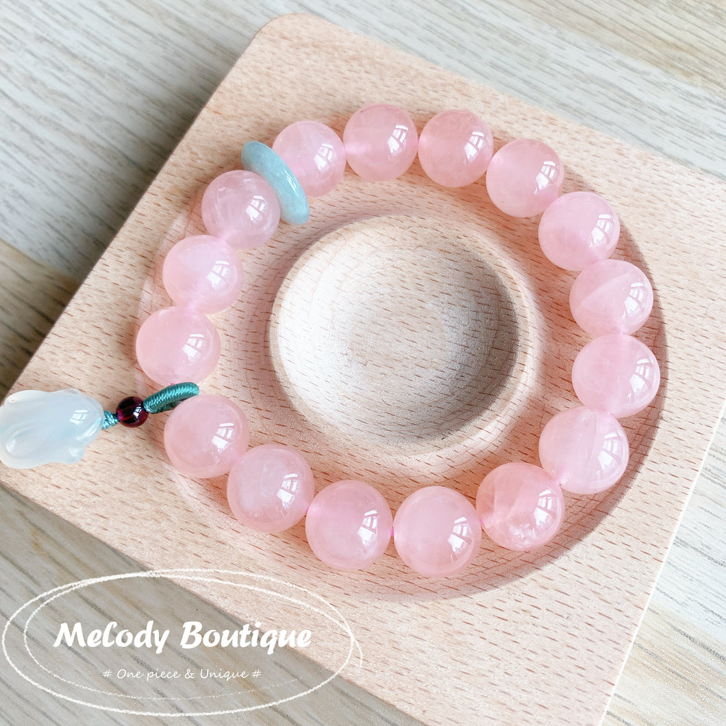 Pink Quartz Bracelets Rabbit#16