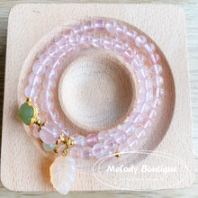 Load image into Gallery viewer, Pink Quartz Bracelets #18
