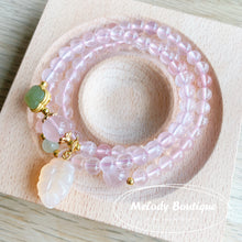 Load image into Gallery viewer, Pink Quartz Bracelets #18
