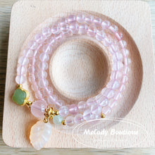 Load image into Gallery viewer, Pink Quartz Bracelets #18
