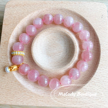 Load image into Gallery viewer, Pink Quartz Bracelets #12
