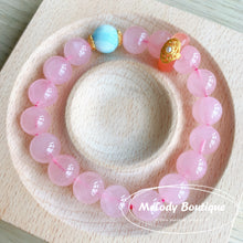 Load image into Gallery viewer, Natural Madagascar Pink Quartz Bracelet
