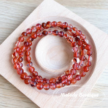 Load image into Gallery viewer, Natural Red Hematoid Crystal Bracelet
