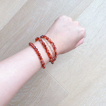 Load image into Gallery viewer, Natural Red Hematoid Crystal Bracelet
