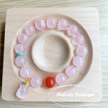 Load image into Gallery viewer, Pink Quartz Bracelets #14
