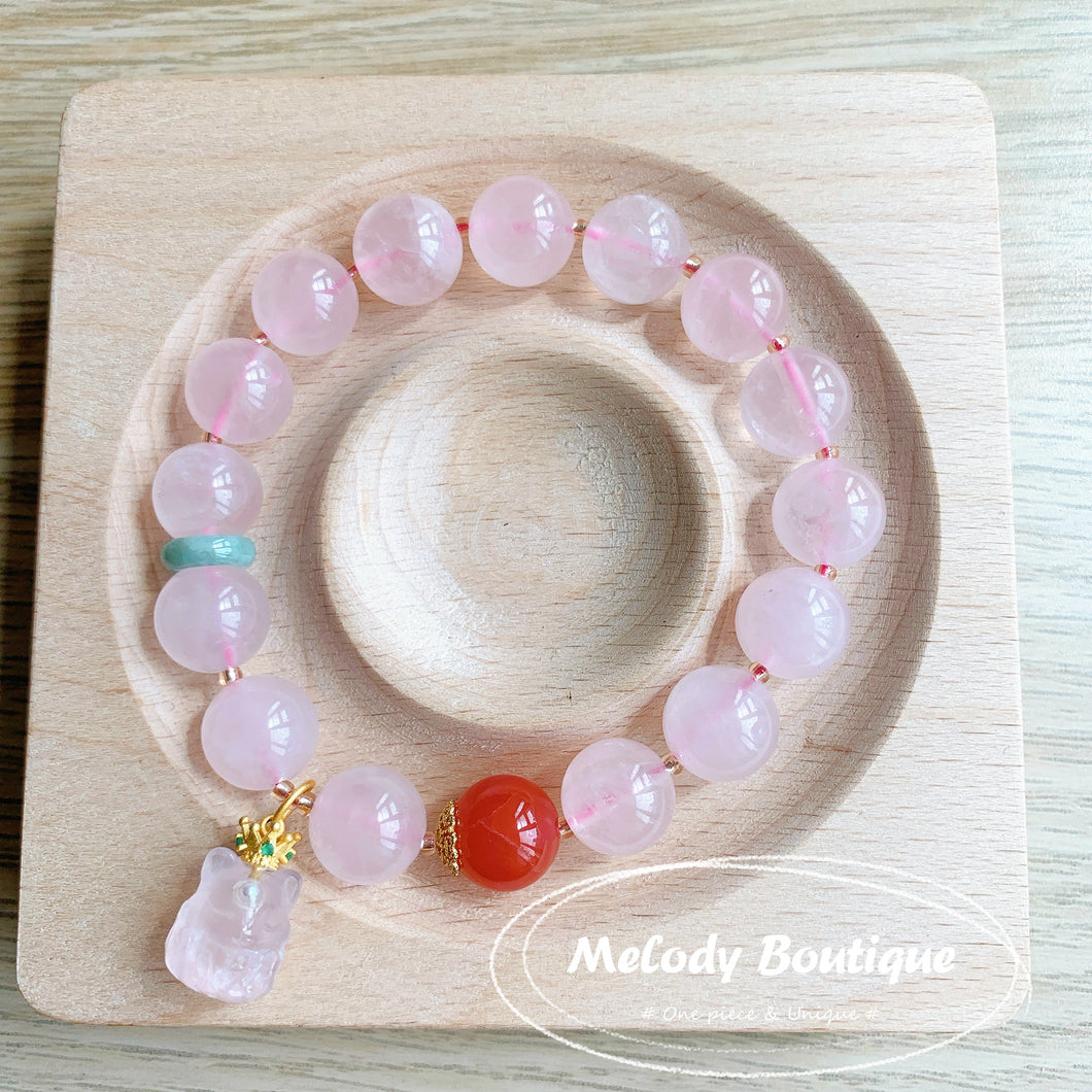 Pink Quartz Bracelets #14