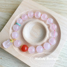 Load image into Gallery viewer, Pink Quartz Bracelets #14
