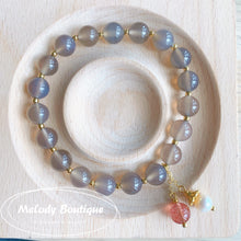 Load image into Gallery viewer, Grey Agate Bracelets
