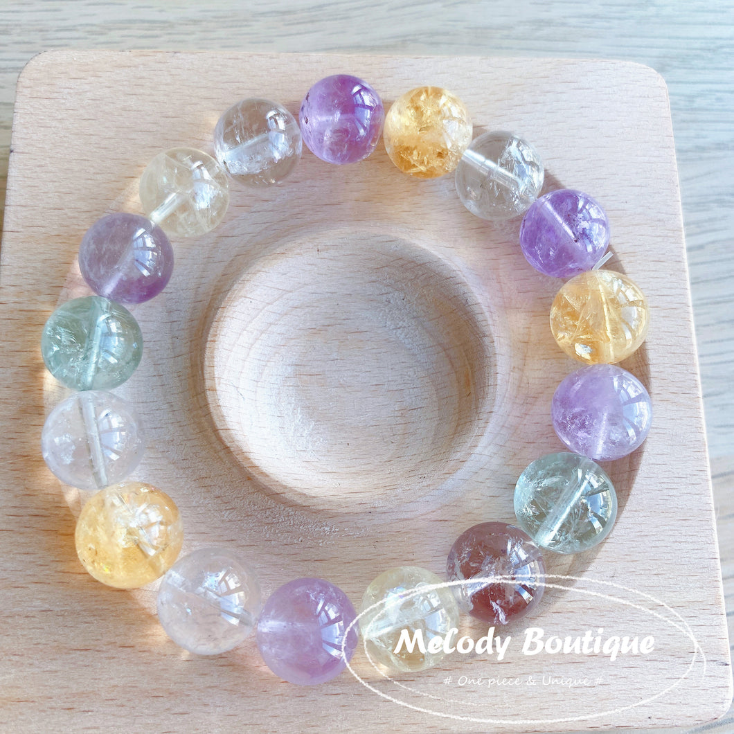 Rainbow Azeztulite Quartz Bracelet