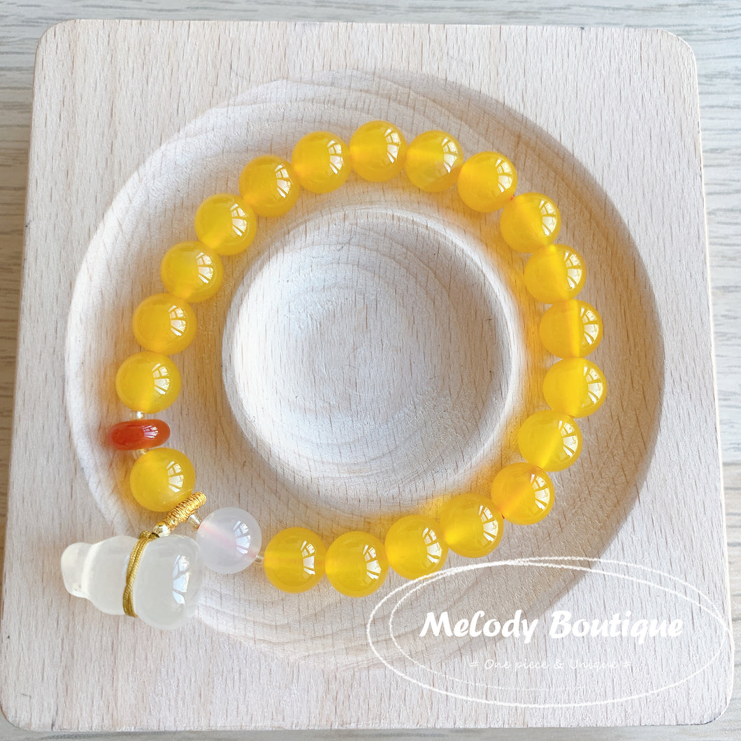 Yellow Agate Bracelets