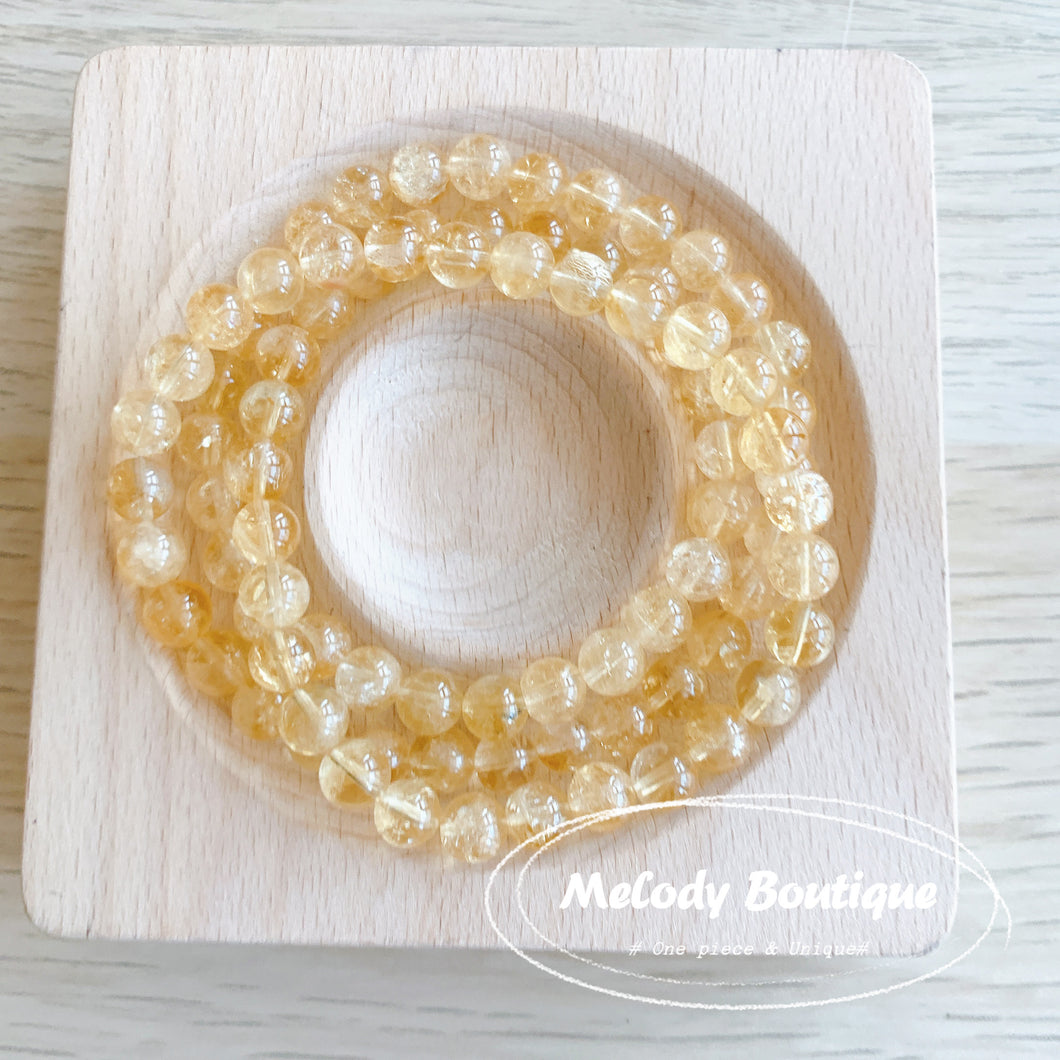 Yellow Azeztulite Quartz Bracelet