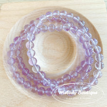 Load image into Gallery viewer, Purple Azeztulite Quartz Bracelet
