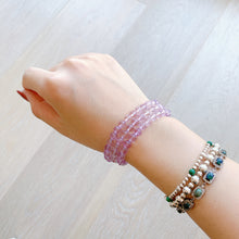 Load image into Gallery viewer, Purple Azeztulite Quartz Bracelet
