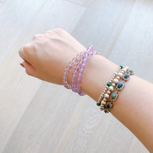 Load image into Gallery viewer, Purple Azeztulite Quartz Bracelet
