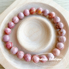 Load image into Gallery viewer, Alashan Agate Bracelets -- Pink #3
