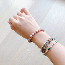 Load image into Gallery viewer, Alashan Agate Bracelets -- Pink #3
