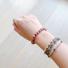 Load image into Gallery viewer, Alashan Agate Bracelets -- Pink #3
