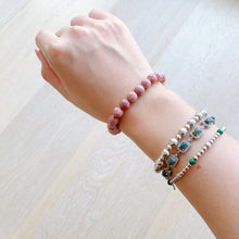 Load image into Gallery viewer, Alashan Agate Bracelets -- Pink #3
