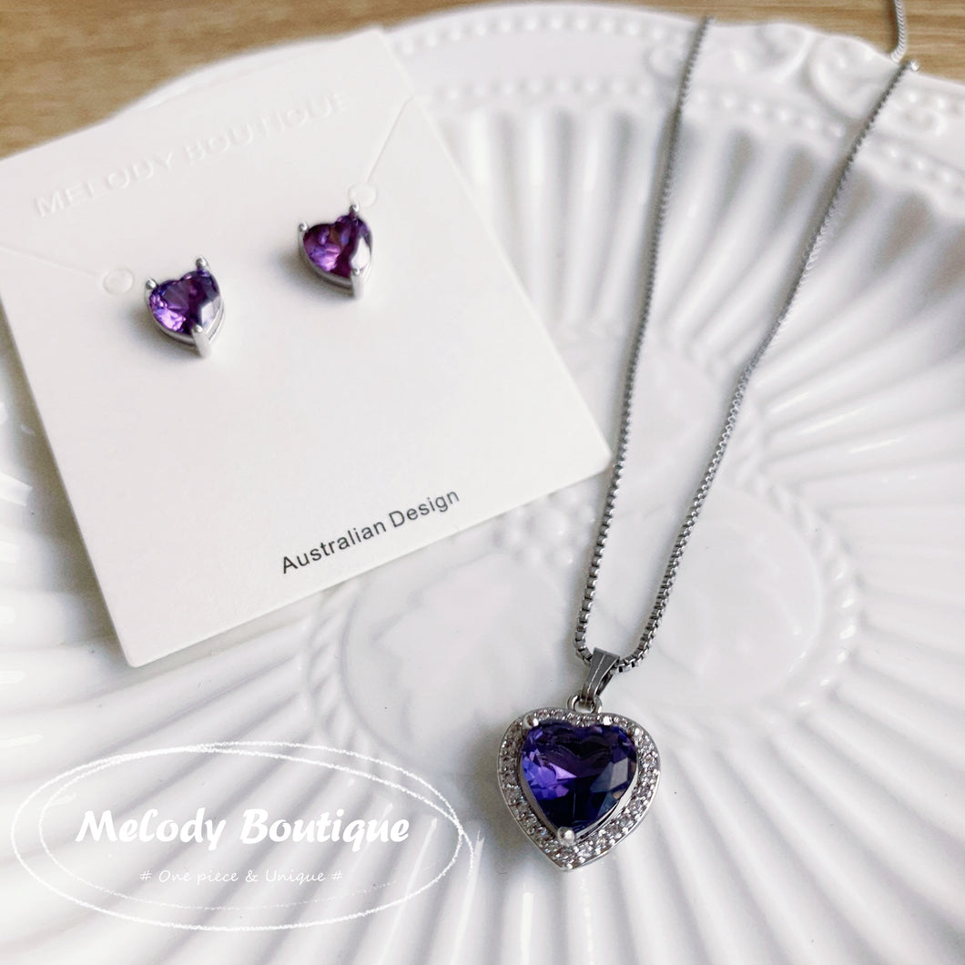 Rowena -- Purple (Jewellery Set)