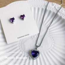 Load image into Gallery viewer, Rowena -- Purple (Jewellery Set)
